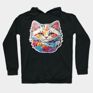 Cute Peeking cat Hoodie